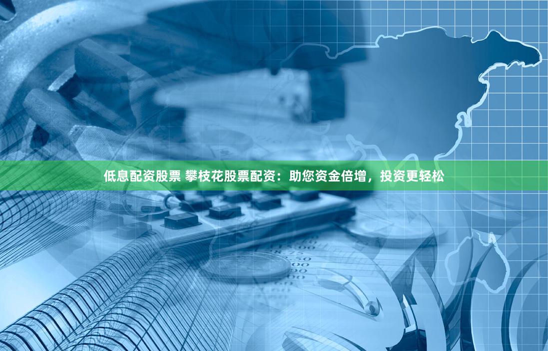 低息配资股票 攀枝花股票配资：助您资金倍增，投资更轻松